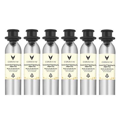 Coravin CO₂-capsules Sparkling - 6 stuks