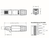 Wago Accessoires Netwerk kabelconnector - thumbnail