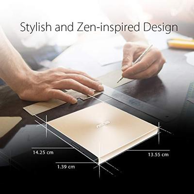 ASUS Optical ZenDrive U9M Goud - thumbnail