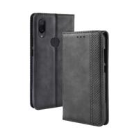 Magnetische sluiting Retro textuur horizontale Flip lederen Case voor de Xiaomi Mi spelen met houder & kaartsleuven & portemonnee (zwart) - thumbnail