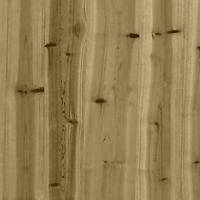 Plantenbak verhoogd hekontwerp 200x50x70 cm gempregneerd hout - thumbnail