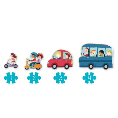 Goula legpuzzel XXL City junior 80 x 38 cm karton 18 stukjes Goula legpuzzel XXL City junior 80 x 38 cm karton 18 stukjes