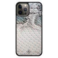 iPhone 12 Pro Max glazen hardcase - Oh my snake - thumbnail