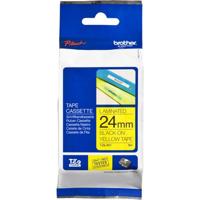 Brother TZe tape voor P-Touch 24 mm, zwart op geel - thumbnail