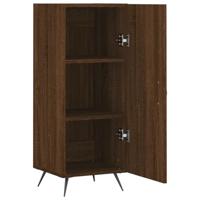 Dressoir 34,5x34x90 cm bewerkt hout bruineikenkleurig - thumbnail
