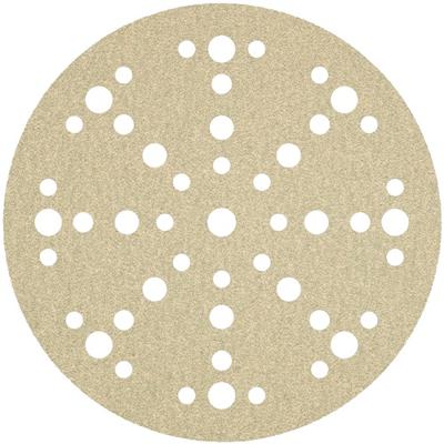 Klingspor Schuurpad met klitbevestiging | GLS 1 150 mm korreling 80 | voor lak korund | Gatenaantal 8 + 1 | 100 stuks - 143130 143130a