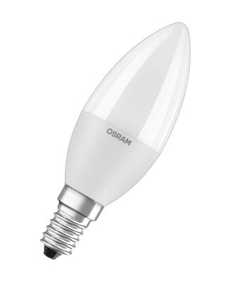 OSRAM HOMELIGHTING 4058075428546 LED-lamp Energielabel F (A - G) E14 Kaars 7 W = 60 W Warmwit (Ø x h) 39 mm x 115 mm 1 stuk(s)