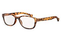 Cwi leesbril unisex rechthoekig bruin (4000) sterkte +2.5 - thumbnail