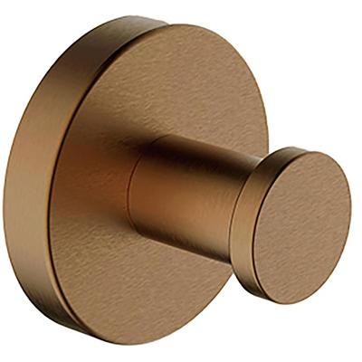 Wiesbaden Alonzo Handdoekhaak - Jashaak - Muurhaak - Groot - Geborsteld Brons Koper