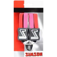 Simson Snelbinder trio kort met 3 binders - roze/rood - thumbnail
