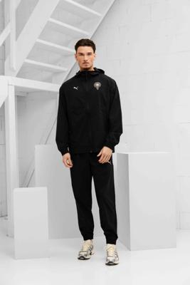 PUMA Marokko Pumatech Trainingsjack Hooded 2026-2028 Zwart Wit PUMA Marokko Pumatech Trainingsjack Hooded 2026-2028 Zwart Wit