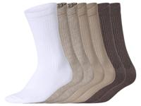 esmara 7 Paar sokken (beige/wit/bruin, 39-42) - thumbnail