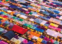 Gibsons puzzel- thaise markt - 1000 stukjes - thumbnail