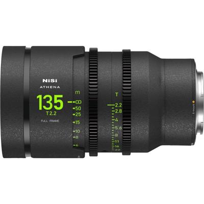 NiSi 135mm T2.2 (E-Mount) ATHENA PRIME full frame cinema lens (no drop in filter)