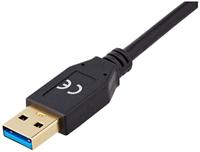 Delock USB-kabel USB 3.2 Gen2 USB-A stekker, USB-C stekker 0.50 m Zwart 84007 - thumbnail