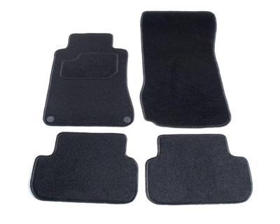 Automatten op maat - zwart stof - Mercedes CLK W209 2002-2009