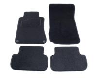 Automatten op maat - zwart stof - Mercedes CLK W209 2002-2009 - thumbnail