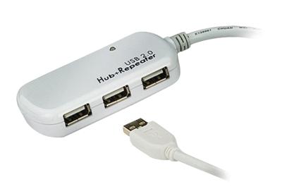 Aten 12 m 4 poorten USB 2.0 verlengkabel | 1 stuks - UE2120H UE2120H