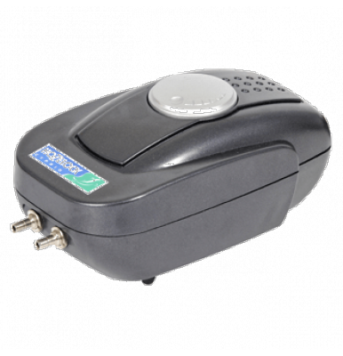 HoZelock Luchtpomp Set 320 l/u - Zuurstofvoorziening Vijver met 10m Slang en 2 Luchtstenen