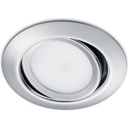 Trio Led inbouwspotRila 5w - 3000K - 8,2cm zilvergrijs - 650310106