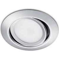 Trio Led inbouwspotRila 5w - 3000K - 8,2cm zilvergrijs - 650310106 - thumbnail