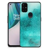 Kleurrijke Telefoonhoesje OnePlus Nord N10 5G Painting Blue - thumbnail