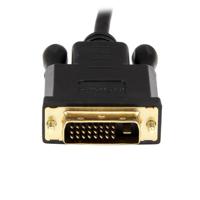 StarTech.com 91cm DisplayPort naar DVI-kabel - Computer Monitor Kabel - DisplayPort naar DVI Kabel - DisplayPort-kabel - DP naar DVI-kabel - 1920 x 1200 - Zwart (DP2DVIMM3BS) - thumbnail