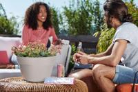 Elho loft urban bowl bloempot 35 warm grijs - thumbnail