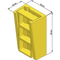 LAPP FLACHKABELKEILKLEMME FKK 08 Kabelhouder voor platte kabels 52026051 1 stuk(s) - thumbnail