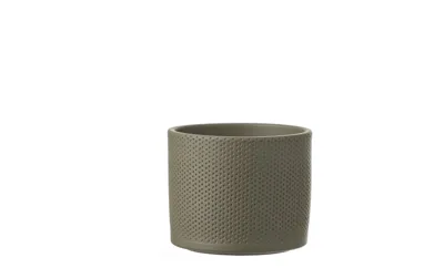 Pot era d17.5h14.5cm groen sand Pot era d17.5h14.5cm groen sand