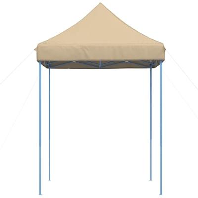 Partytent inklapbaar pop-up 200x200x306 cm beige - thumbnail