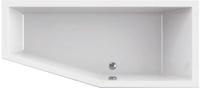 Ben Bobo inbouw douchebad met ligzijde en hoek rechts 170x75cm glans wit acryl - thumbnail
