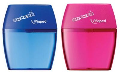 Maped potloodslijper Shaker 2 gaats, geassorteerde kleuren