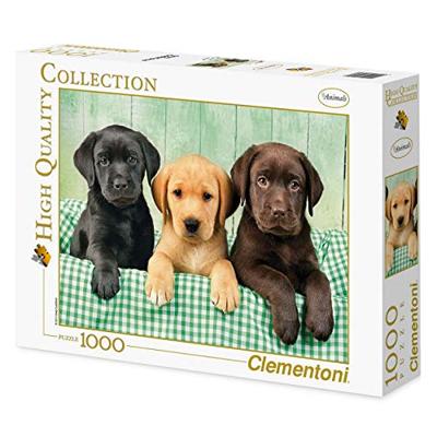Clementoni puzzel drie labradors - 1000 puzzelstukjes
