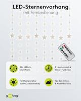 Kerstgordijn voor buiten - 80 LED - Lengte 1m - thumbnail