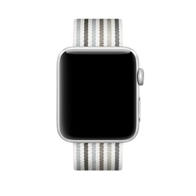Apple Woven Nylon Apple Watch 42mm / 44mm / 45mm / 49mm Gray Stripe