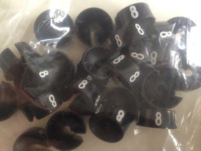 MB zwart/wit 8 voor op kledinghanger