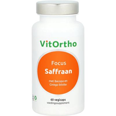 VitOrtho Saffraan focus 60 Vegetarische capsules