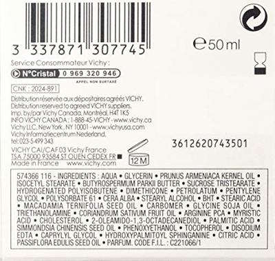 Vichy Nutrilogie 2 Intensieve Dagcrème Zeer Droge Huid 50ml - thumbnail