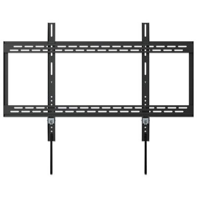 Manhattan Wandbeugel voor TV's en monitoren (Vast), voor schermen 60-100", VESA-compatibiliteit: van 200x200 tot 900x600 mm (controleer de afmetingen van de vier montagegaten aan de achterzijde), max 50 kg, zwart