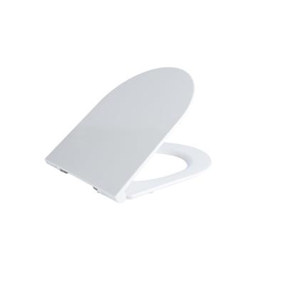 QeramiQ UniSeat Closetzitting - quickrelease - softclose - duroplast - 43.3x36.0x3.8cm - wit glanzend U176