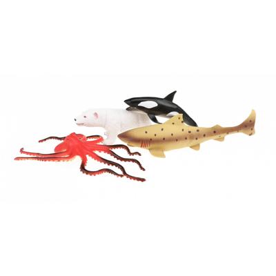 Toi-Toys Animal world zeedieren deluxe, 5st.