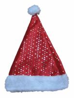 Kerstmuts met glinsteringen - thumbnail