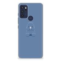 Motorola Moto G60s Telefoonhoesje met Naam Baby Rhino - thumbnail