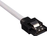 Corsair Hoogwaardige ommantelde SATA-kabel 60 cm (witte kleur) - thumbnail