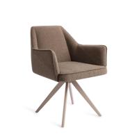 Jesper Home Draaibare Eetkamerstoel 'Tome' Turn Beige, kleur Idaho Potato - thumbnail