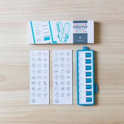 Gezinnig Checkpad blauw