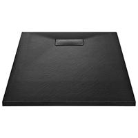 Douchebak 100x80 cm SMC zwart - thumbnail