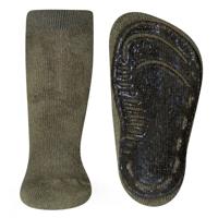 Ewers antislip sokken Stoppi softstep uni olijfgroen-21-22 - thumbnail