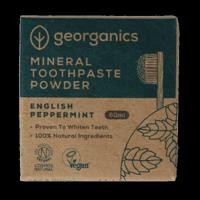 Georganics Mineral toothpaste powder english peppermint 60 Milliliter - thumbnail